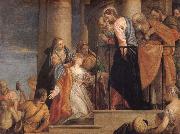 VERONESE (Paolo Caliari) Raising of the youth of Nain oil on canvas